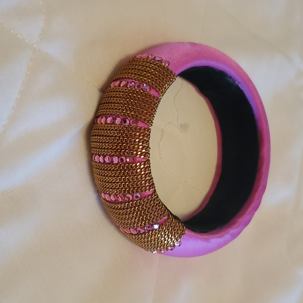 Hot pink bracelet